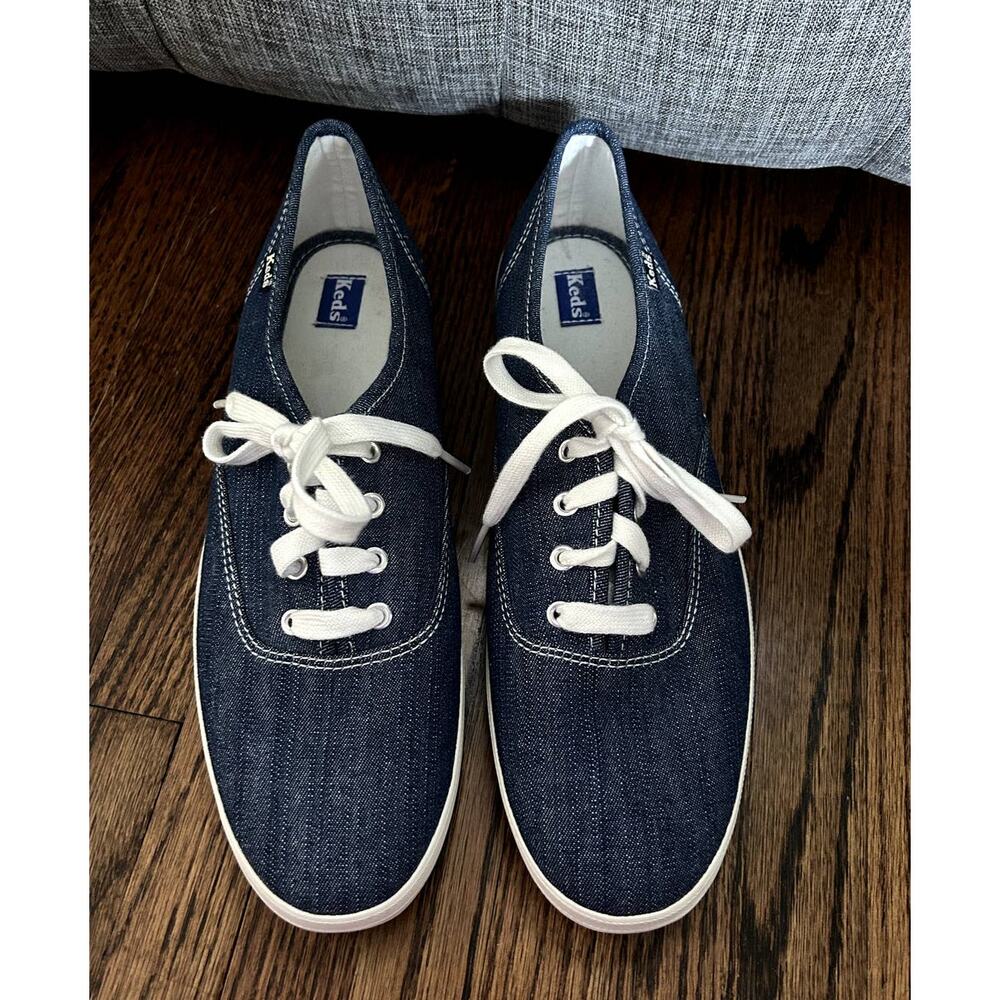 Keds Women's Champion Oxford Recycled Denim Sneakers - 10